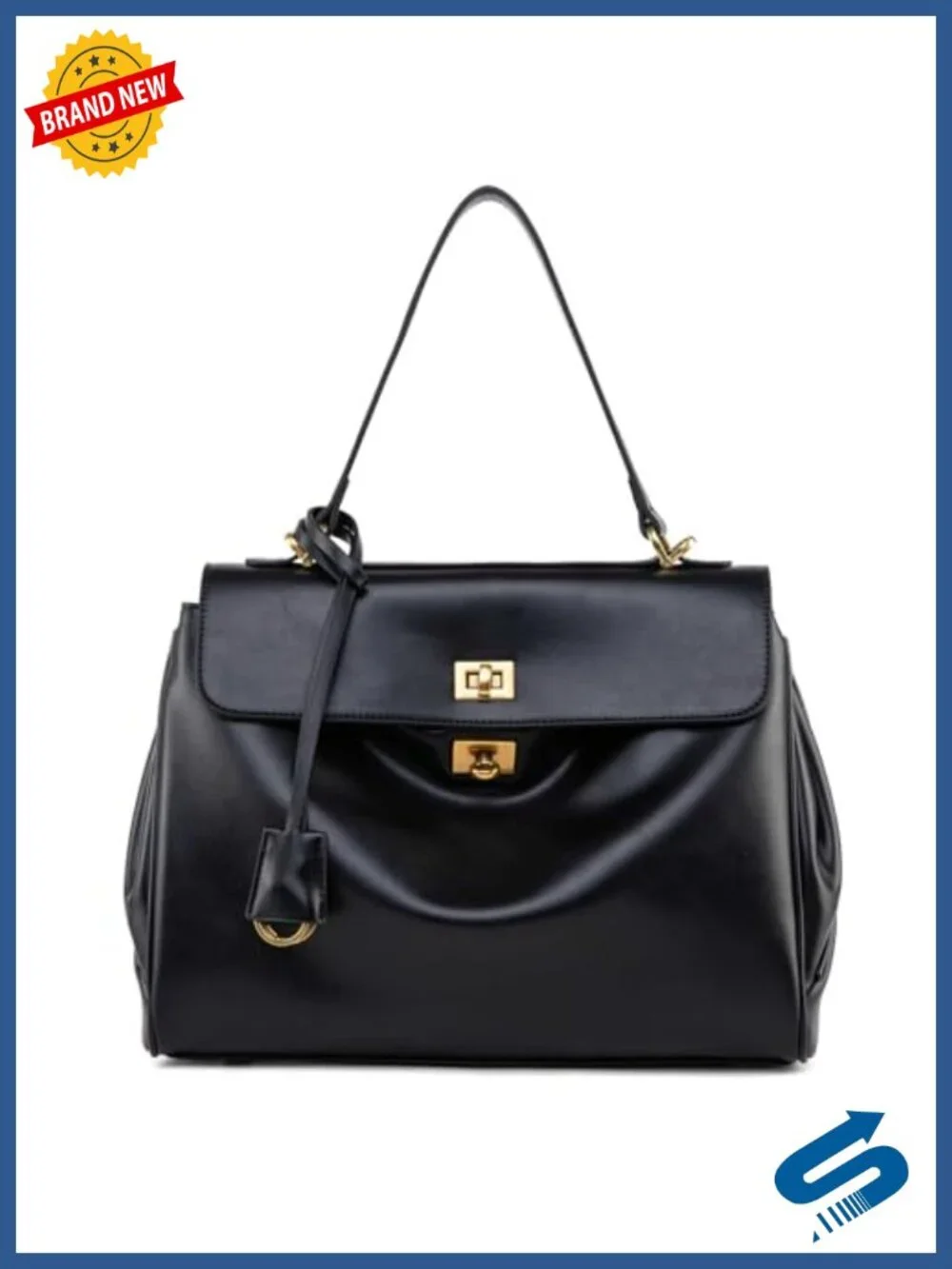 Soft Leather Tote Bag for Women, Large Satchel Purse for Travel Work
